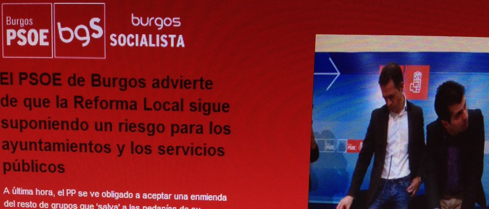 Burgos Socialista, el bolet&iacute;n que te permite seguir la actualidad del PSOE de Burgos
